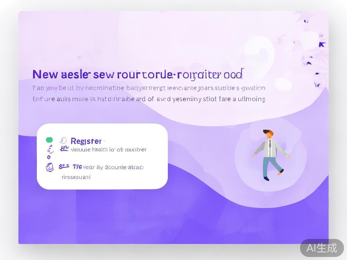 对于新用户而言，注册是首要步骤。点击“注册”按钮，